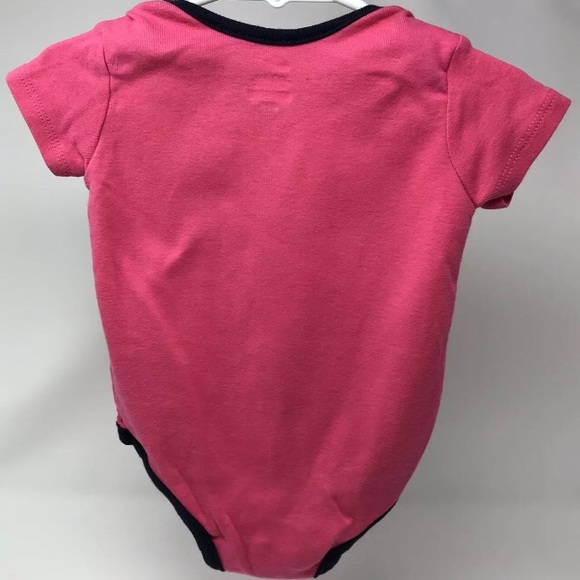 Nike Swish Logo Pink with Blue Bodysuit - Picture 2 of 5